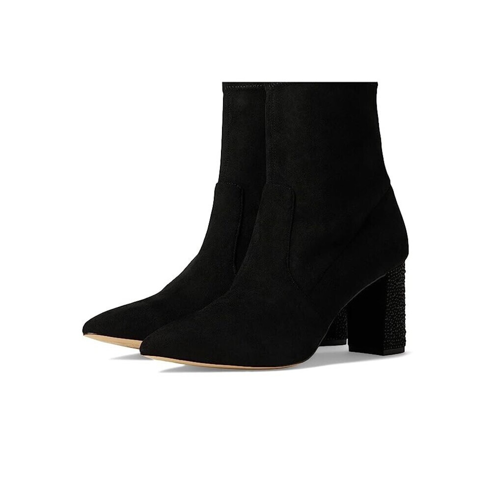 Jewel Badgley Mischka Gina Boots Women's US 6 Black Pointed Toe Bootie JOBB1149